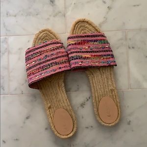 J Crew Espadrille slip on sandals
